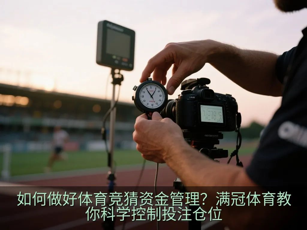 在木质桌面上整齐摆放的笔记本电脑，屏幕上显示着干净的体育数据表格